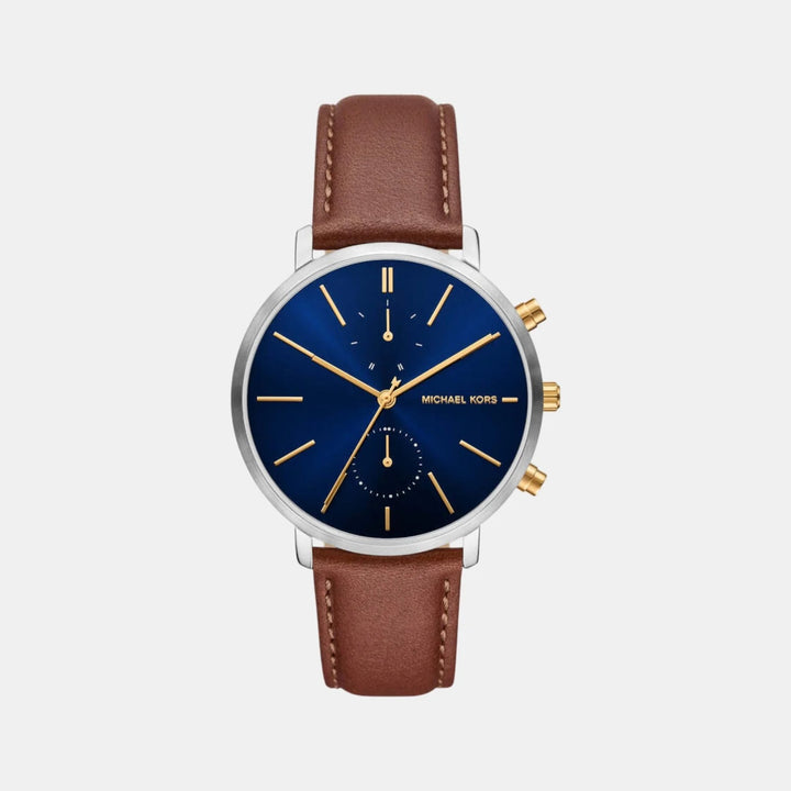 Michael Kors Blake MK9209 Brown Leather Strap Men&