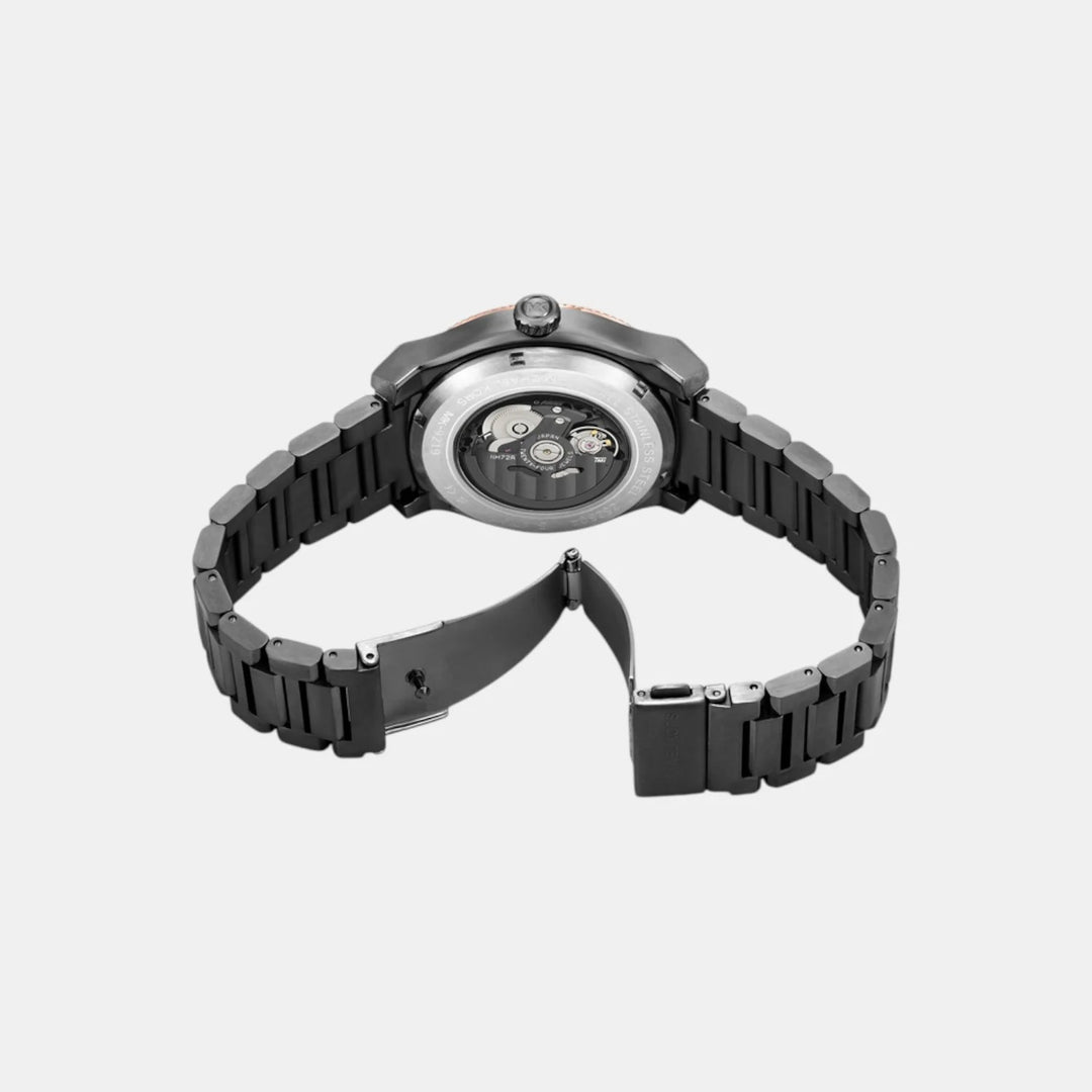 Michael Kors Panorama MK9219 Black Dial Silver-Tone Men&