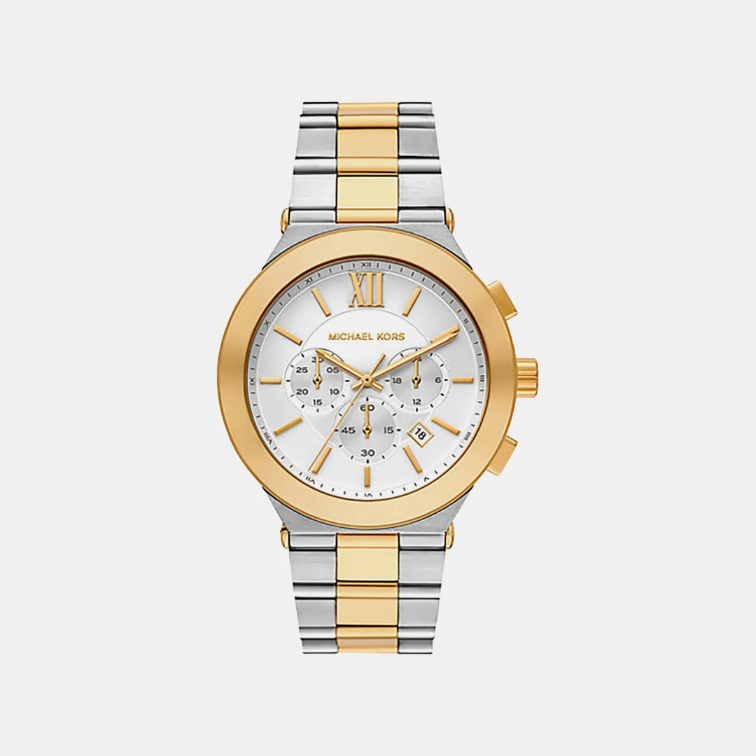 Michael Kors BILLIE MK9221 White Dial Silver-Tone Men&
