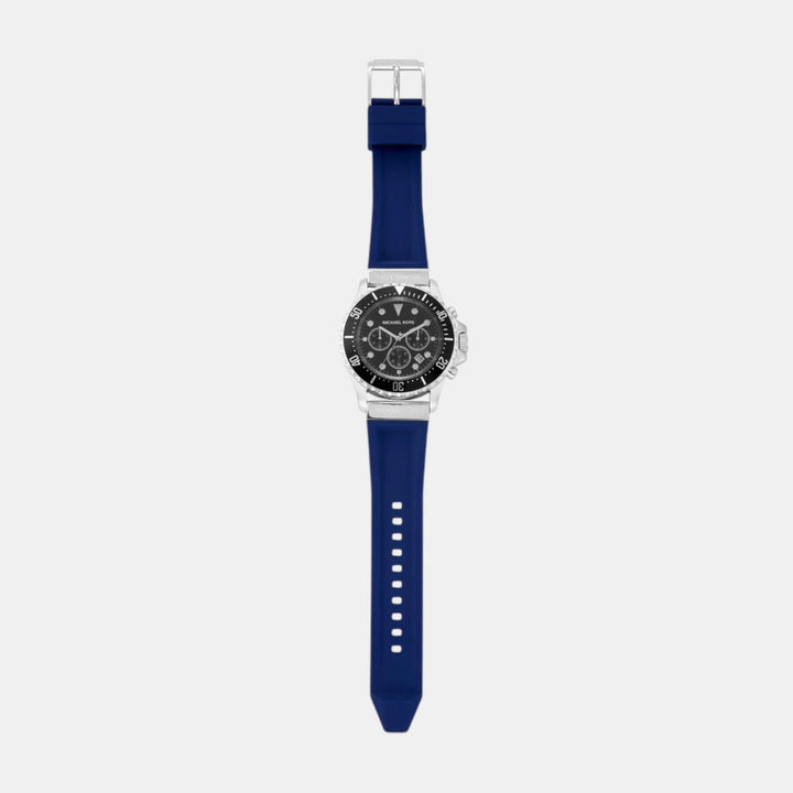 Michael Kors Everest Men Quartz Black Dial Chronograph Silicone MKO1160