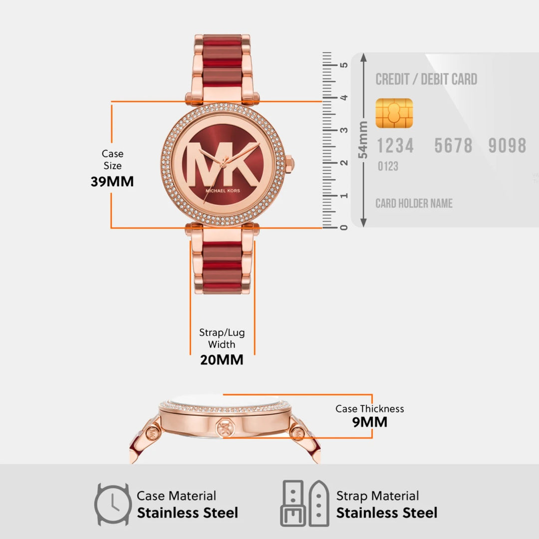 Michael Kors Collection MKO1224 Two-Tone Women&