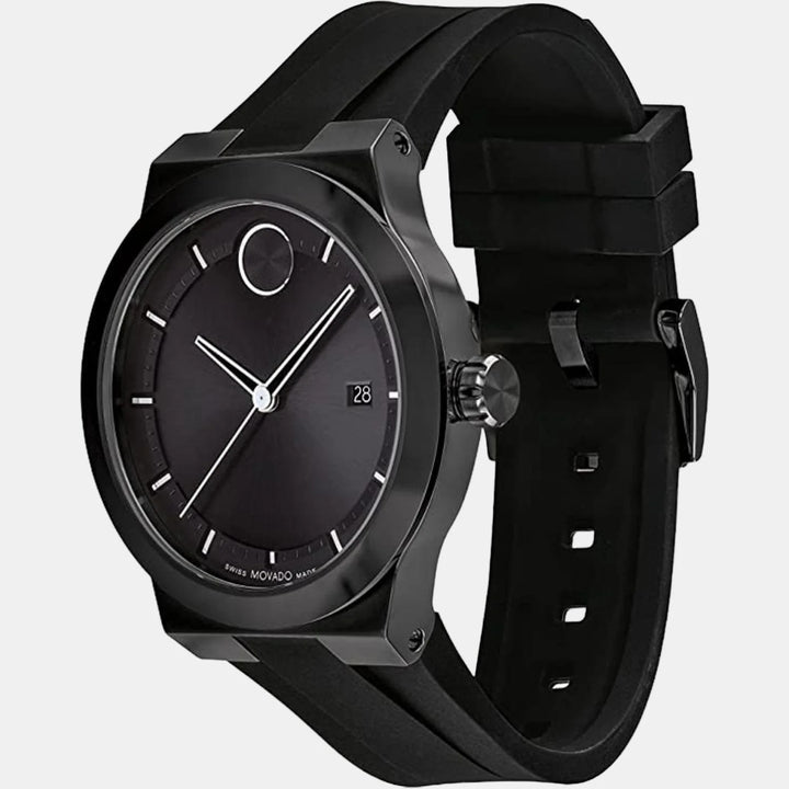 Movado Bold Fusion 3600849 Men’s Black Dial Stainless Steel Bracelet Quartz Chronograph Watch - 3600849