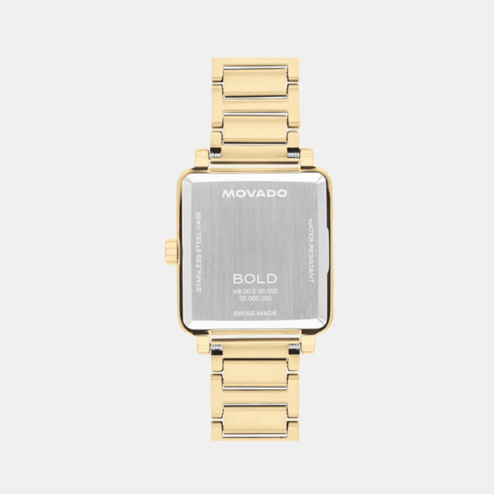 Movado Bold 3601165 Women’s White Dial Rose Gold Stainless Steel Bracelet Quartz Watch - 3601165