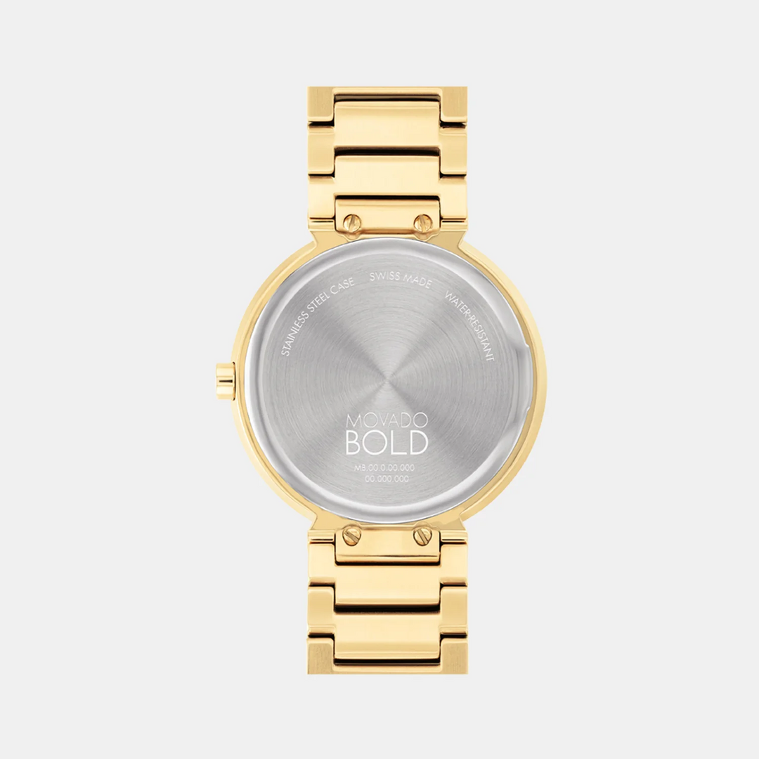 Movado Bold 3601220 Women’s Caffeine Dial Stainless Steel Bracelet Quartz Watch - 3601220