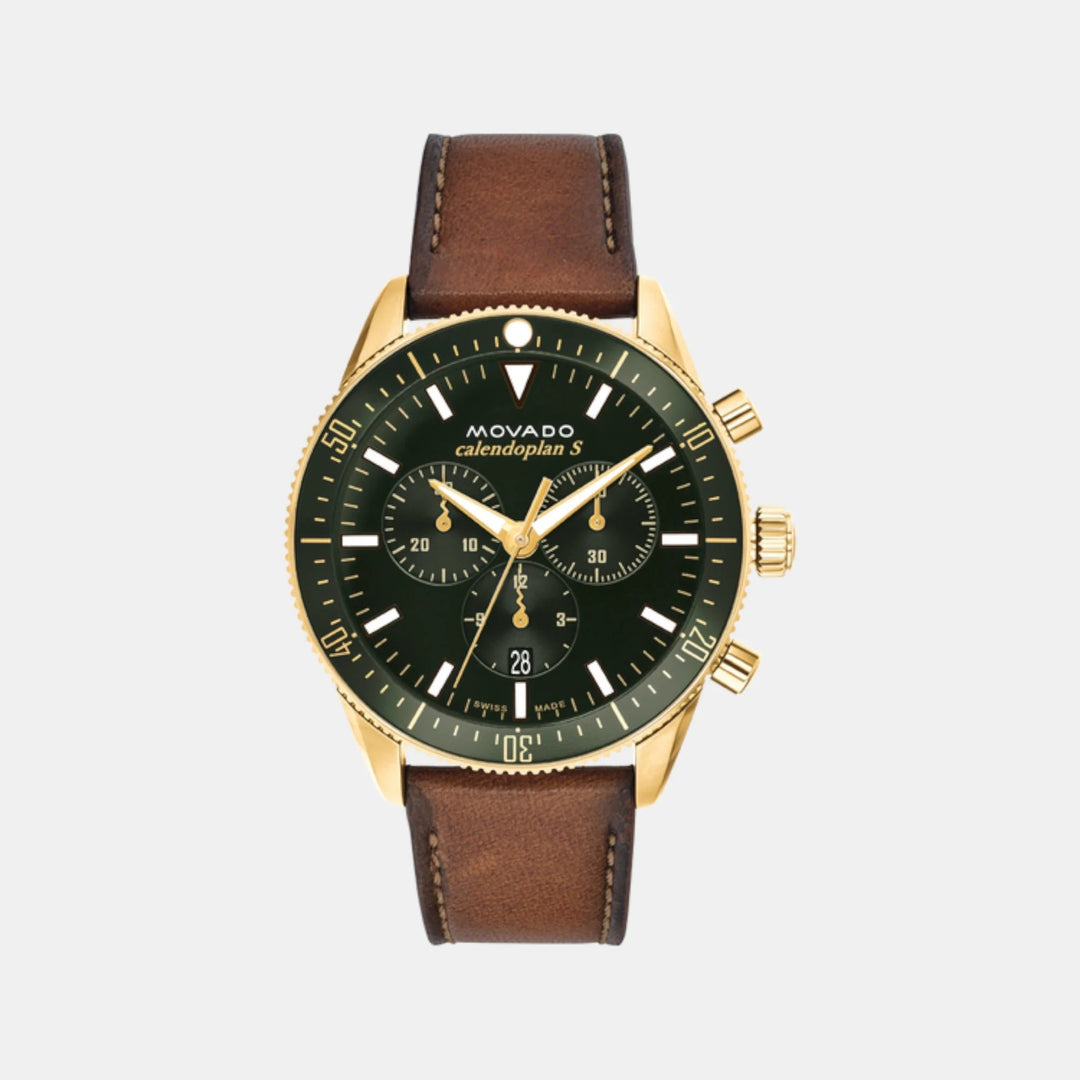 Movado Heritage Calendoplan S Chronograph 3650122 Men&