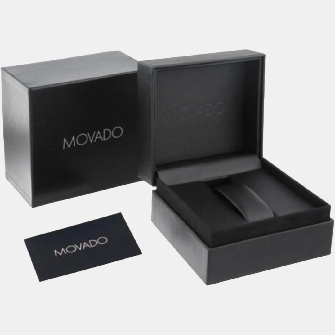 Movado Museum 607629 Classic Women 32 mm White Mother of Pearl Dial Two Tone Stainless Steel Bracelet Swiss Quartz Watch