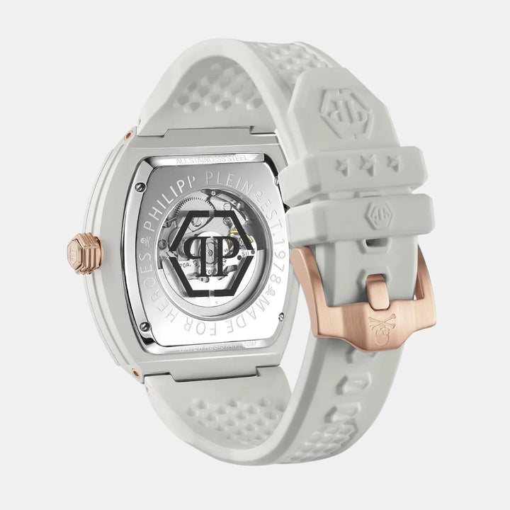 Philipp Plein Nobile Lady Women 38mm Quartz Silver Dial Silver Stainless Steel Strap Chronograph Watch PWSBA0123