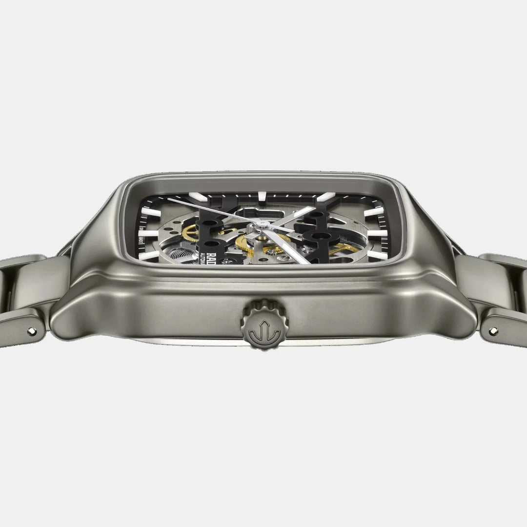 Rado True Square 38mm Skeleton Plasma Ceramic Bracelet Women&