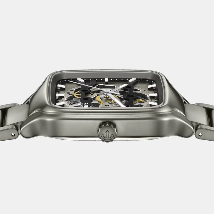 Rado True Square 38mm Skeleton Plasma Ceramic Bracelet Women&