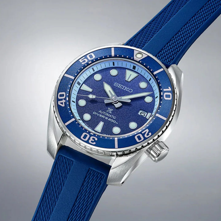 SEIKO PROSPEX BLUE FIRE CRATER LIMITED EDITION AUTOMATIC DIVER&