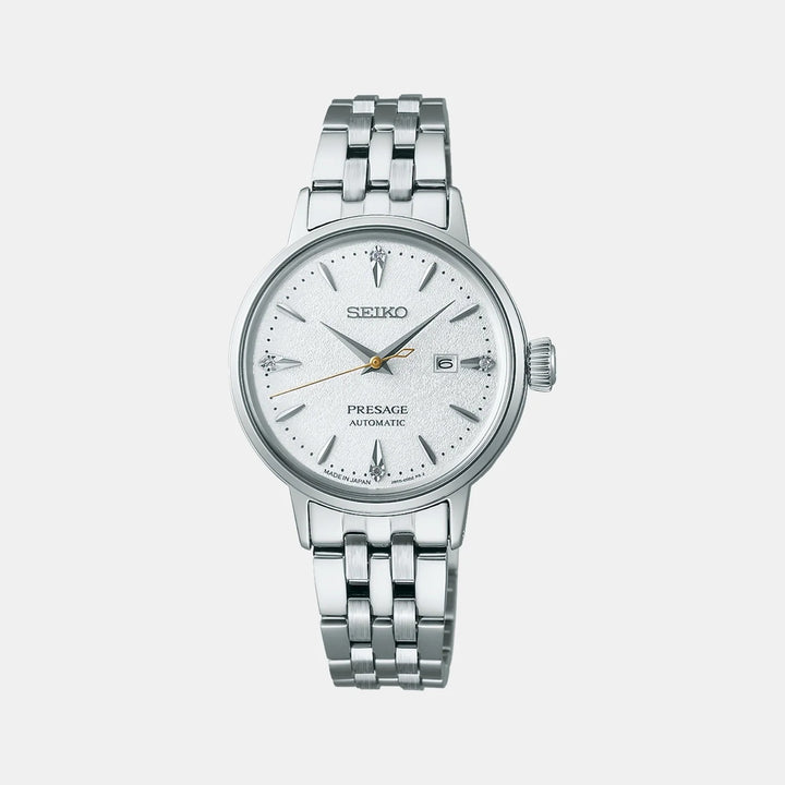 SEIKO PRESAGE COCKTAIL TIME LADIES AUTOMATIC WATCH – 34MM GOLD-TONE BRACELET