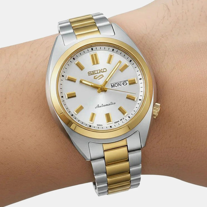 SEIKO 5 SPORTS LADIES AUTOMATIC WATCH – 28MM STEEL BRACELET