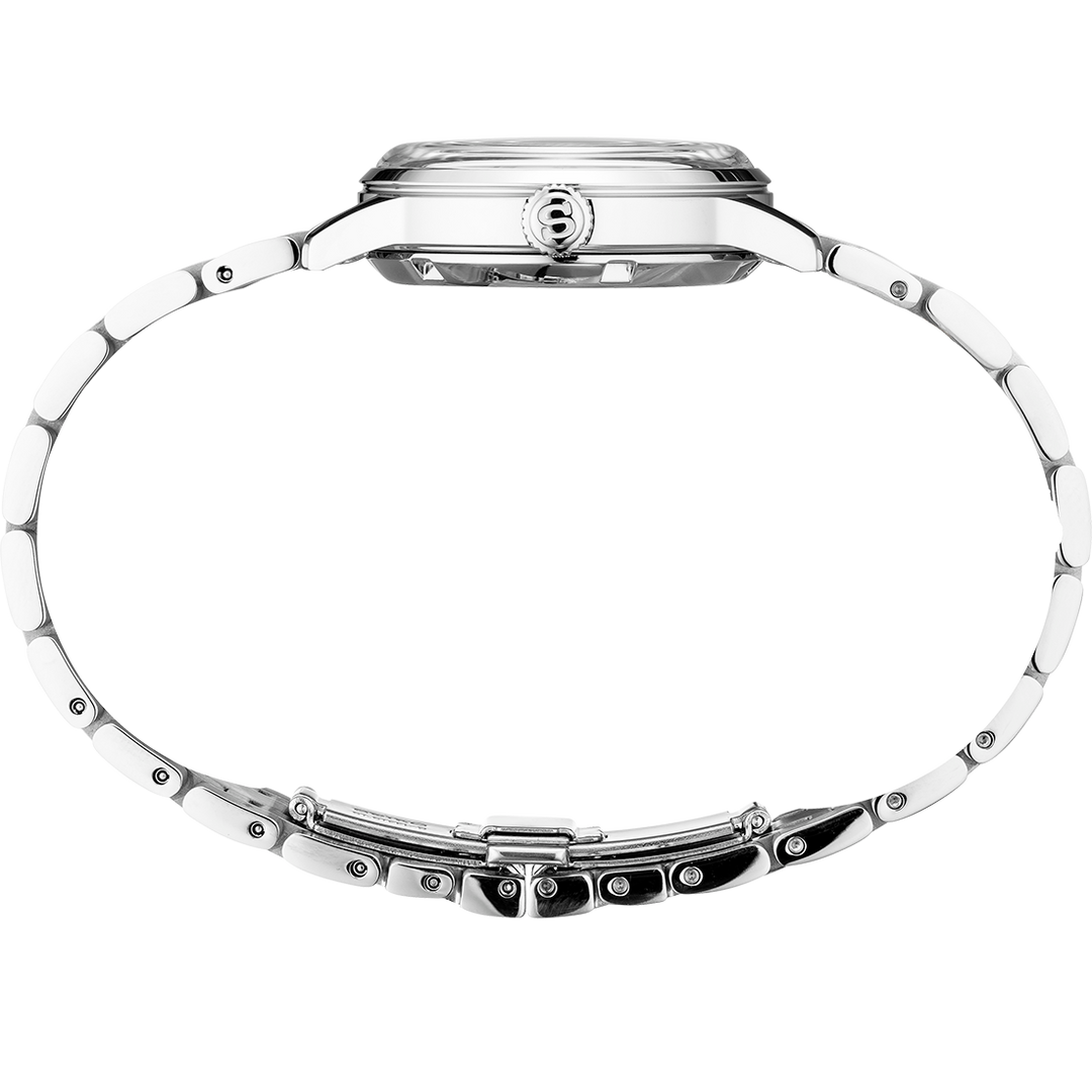 SEIKO PRESAGE COCKTAIL TIME SKY DIVING LADIES AUTOMATIC WATCH – 34MM BLUE DIAL GOLD-TONE BRACELET