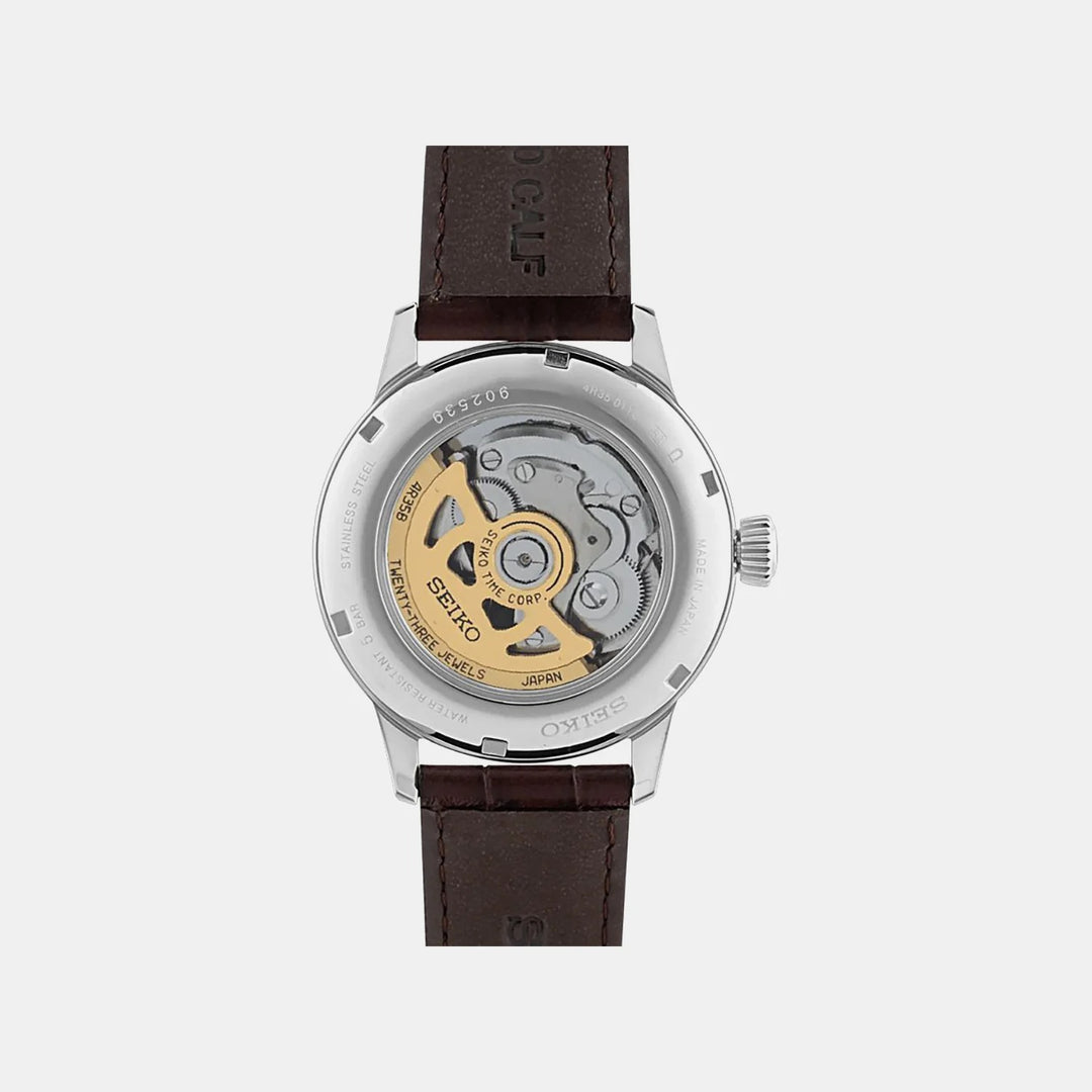 SEIKO PRESAGE AUTOMATIC WATCH – 40MM LEATHER STRAP