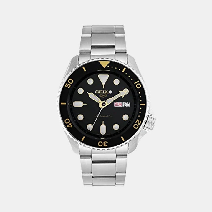 SEIKO 5 SPORTS AUTOMATIC WATCH – 42.5MM BLUE SUNBURST DIAL STEEL BRACELET