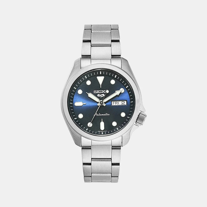 SEIKO 5 SPORTS AUTOMATIC WATCH – 40MM BLUE DIAL STEEL BRACELET