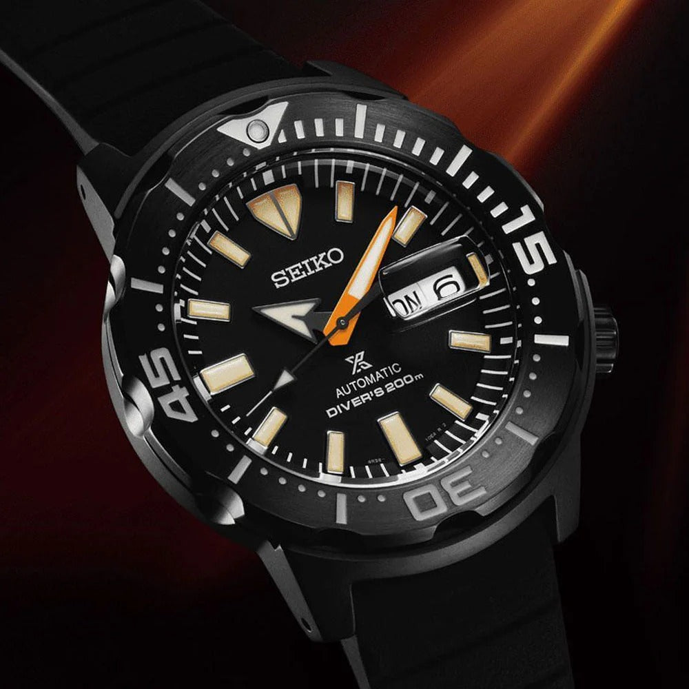 SEIKO PROSPEX MONSTER BLACK SERIES LIMITED EDITION AUTOMATIC DIVER&