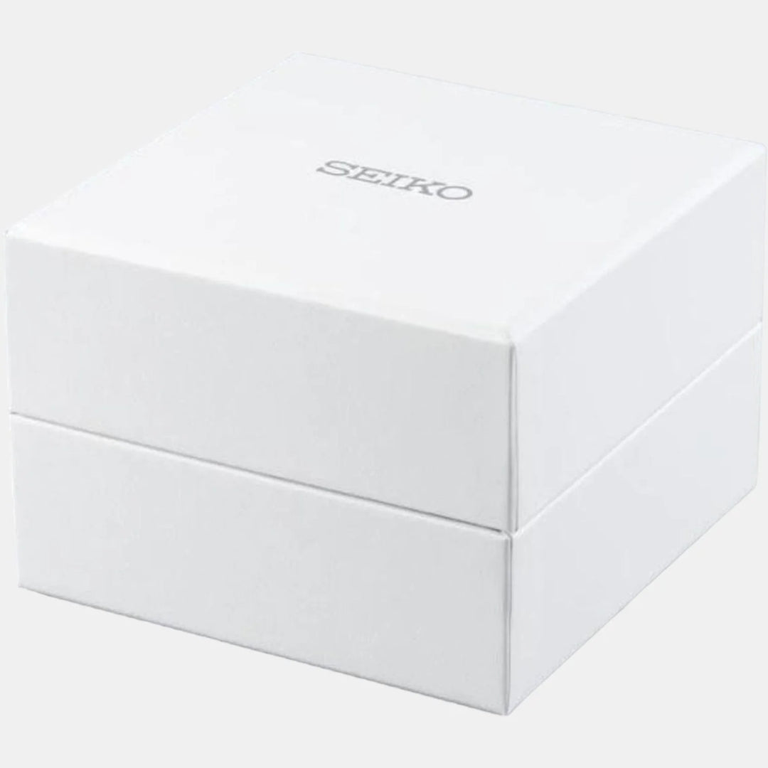SEIKO AUTOMATIC DRESS WATCH – 41.2MM WHITE DIAL TWO-TONE STEEL BRACELET