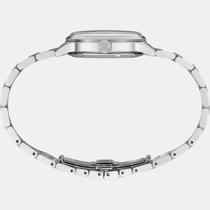 SEIKO PRESAGE COCKTAIL TIME LADIES AUTOMATIC WATCH – 34MM BLUE DIAMOND DIAL SAPPHIRE CRYSTAL STEEL BRACELET