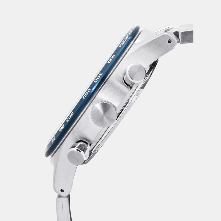 SEIKO CONCEPTUAL CHRONOGRAPH QUARTZ WATCH – 43MM BLUE DIAL SAPPHIRE CRYSTAL STEEL BRACELET