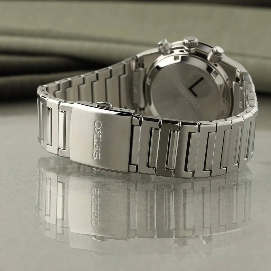 SEIKO CONCEPTUAL CHRONOGRAPH QUARTZ WATCH – 40MM GREEN DIAL SAPPHIRE CRYSTAL STEEL BRACELET