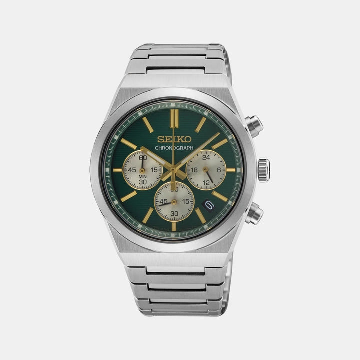 SEIKO CONCEPTUAL CHRONOGRAPH QUARTZ WATCH – 40MM GREEN DIAL SAPPHIRE CRYSTAL STEEL BRACELET