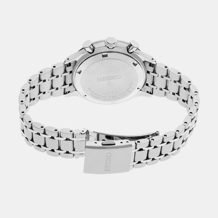 SEIKO CONCEPTUAL CHRONOGRAPH QUARTZ WATCH – 38.7MM BLUE DIAL STEEL BRACELET