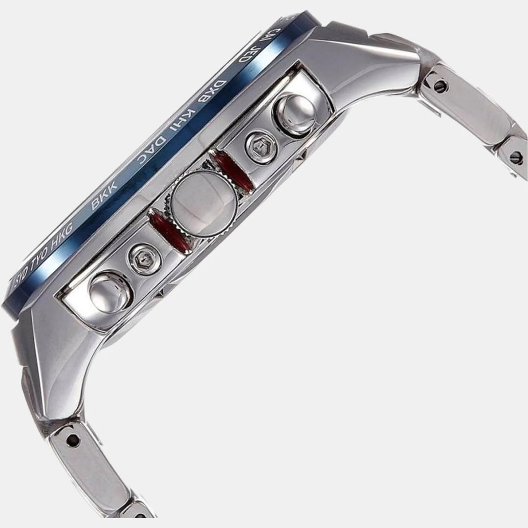 SEIKO PROSPEX SOLAR WORLD TIME CHRONOGRAPH WATCH – 44.6MM WHITE DIAL SAPPHIRE CRYSTAL TITANIUM BRACELET