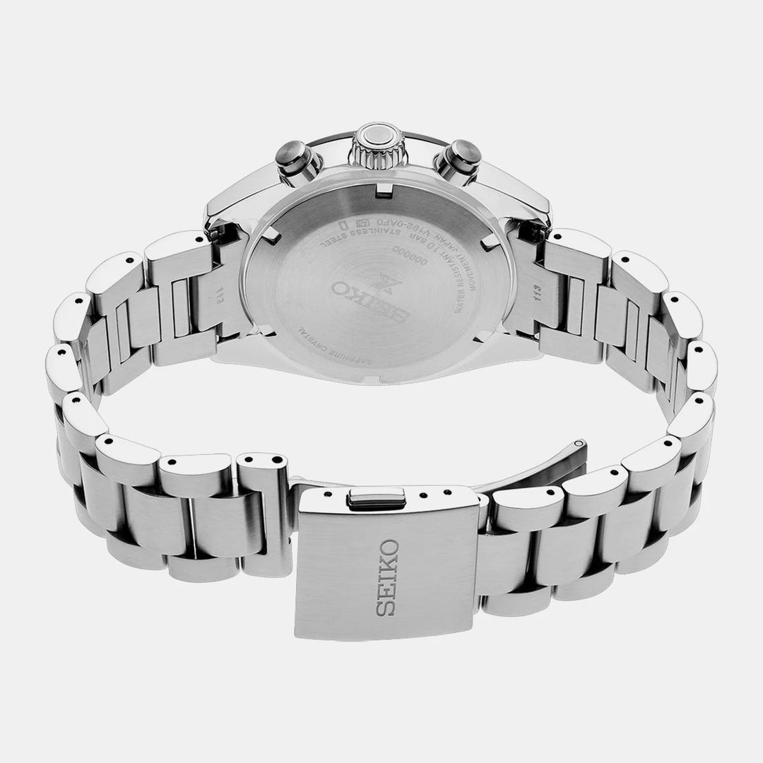 SEIKO PROSPEX SPEEDTIMER YOUNGTIMER SOLAR CHRONOGRAPH WATCH – 39MM MINT GREEN DIAL SAPPHIRE CRYSTAL STEEL BRACELET