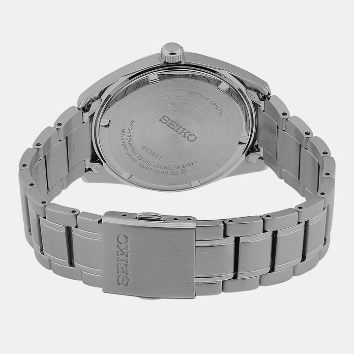 SEIKO DISCOVER MORE QUARTZ WATCH – 40.2MM SALMON PINK SUNRAY DIAL SAPPHIRE CRYSTAL STEEL BRACELET