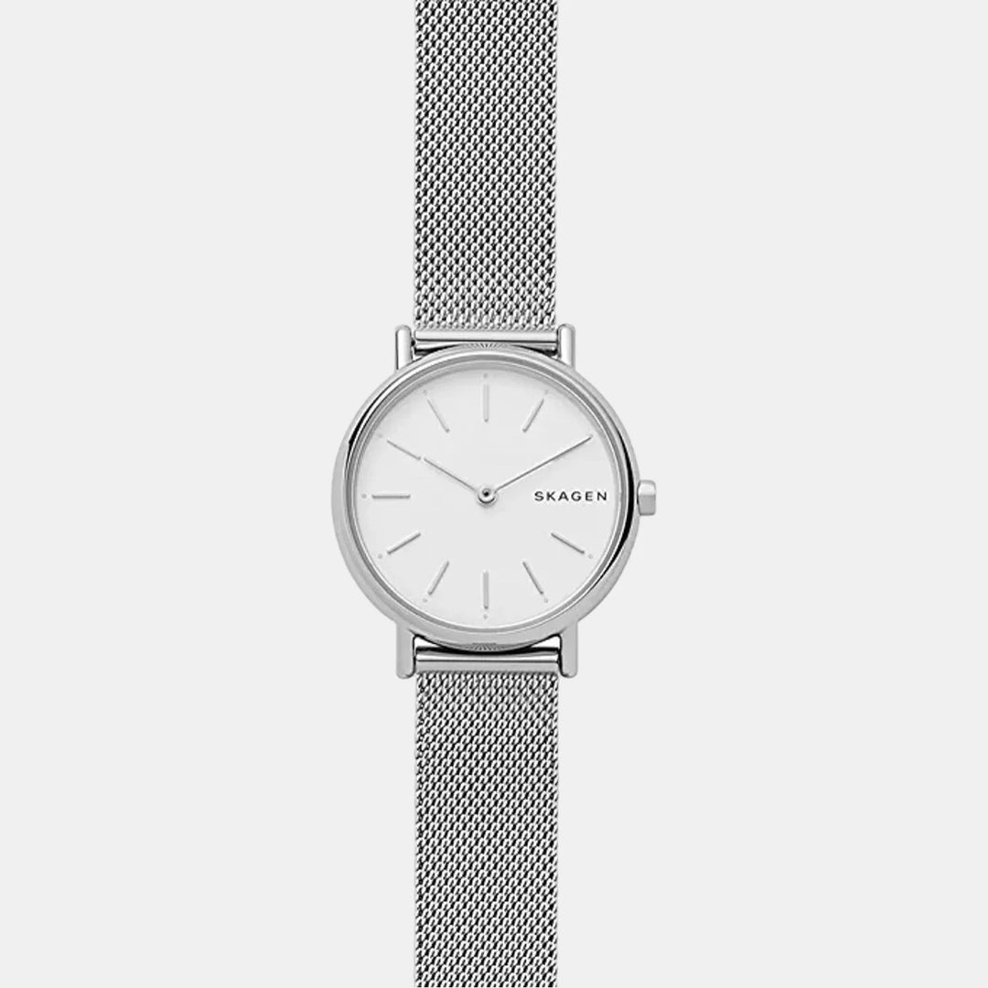 Skagen SKW2692 Silver-Tone Mesh Signatur Lille Women&