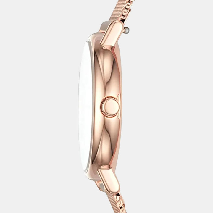 Skagen SKW2694 Signatur Lille Slim Rose Gold-Tone Steel Mesh Women&