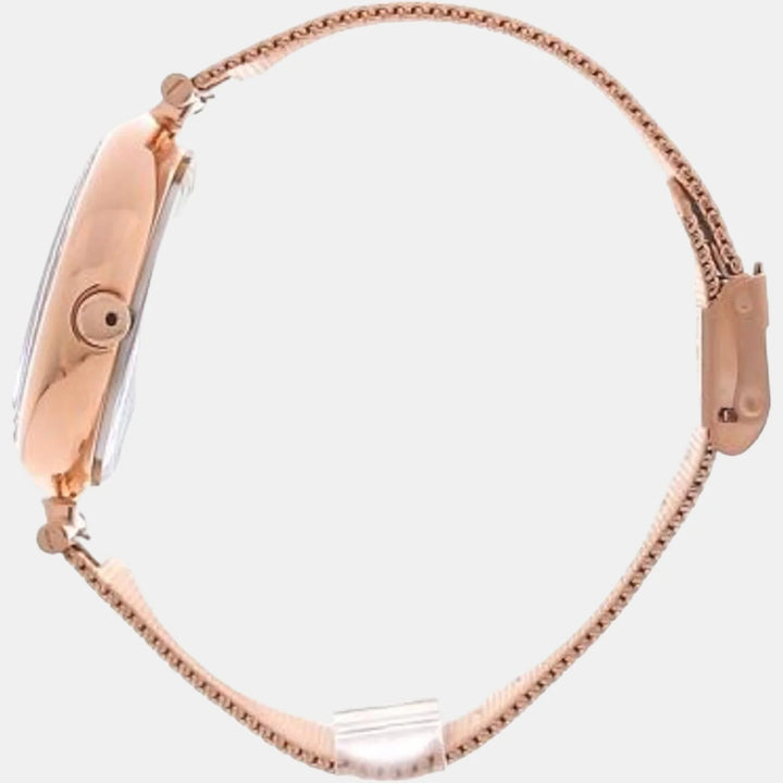Skagen Karolina SKW2980 Solar-Powered Rose-Tone Steel Mesh Women&