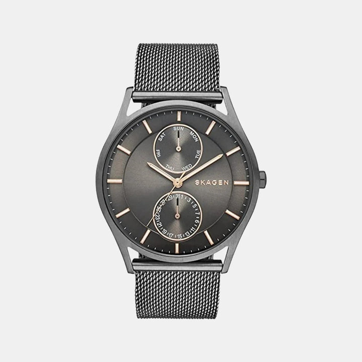 Skagen Holst SKW6180 Charcoal Steel Mesh Multifunction Men&