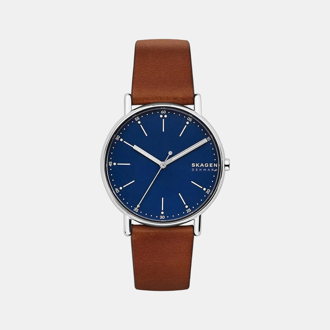 Skagen SKW6355 Signatur Medium Brown Leather Men&