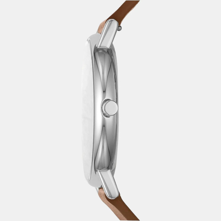 Skagen SKW6578 Signatur Three-Hand Medium Brown Leather Men&