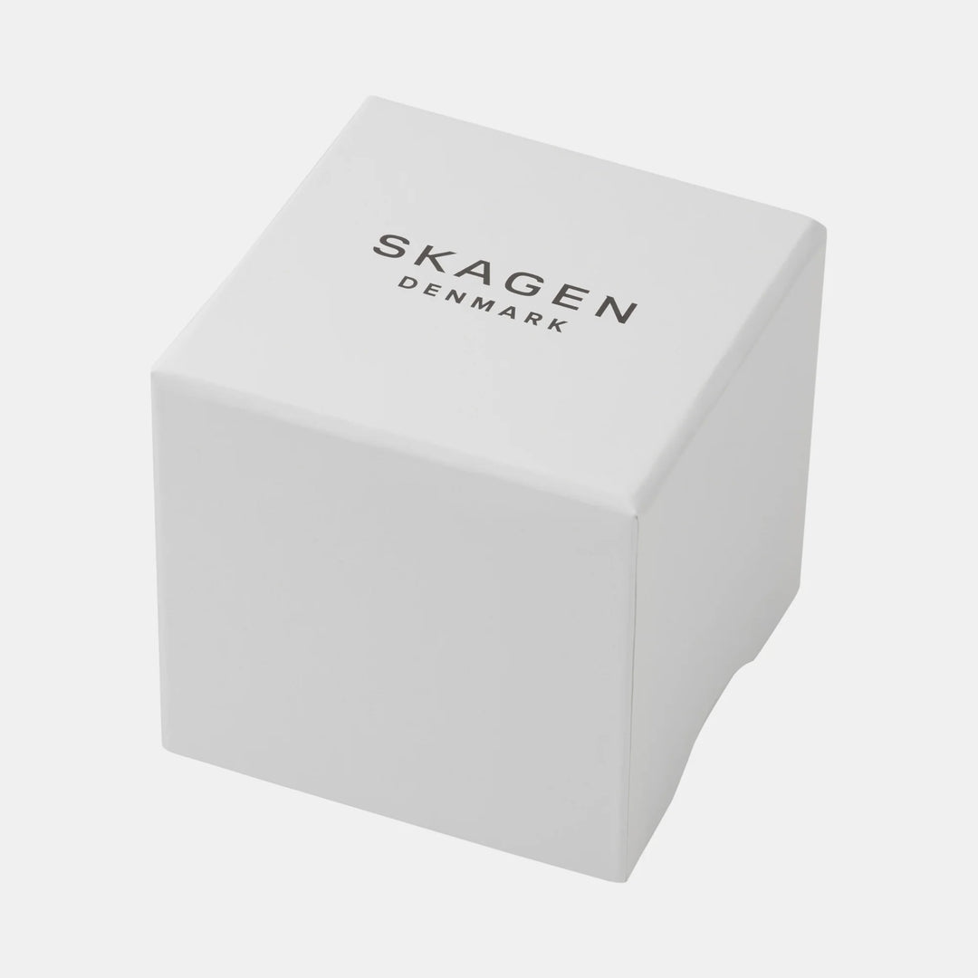 Skagen Grenen SKW6885 Riis Three-Hand Medium Brown Leather Men&