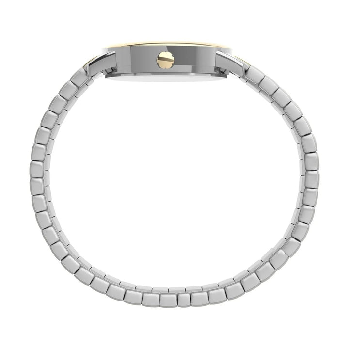 Timex Easy Reader 30mm White Dial Two-Tone Expansion Bracelet Women&