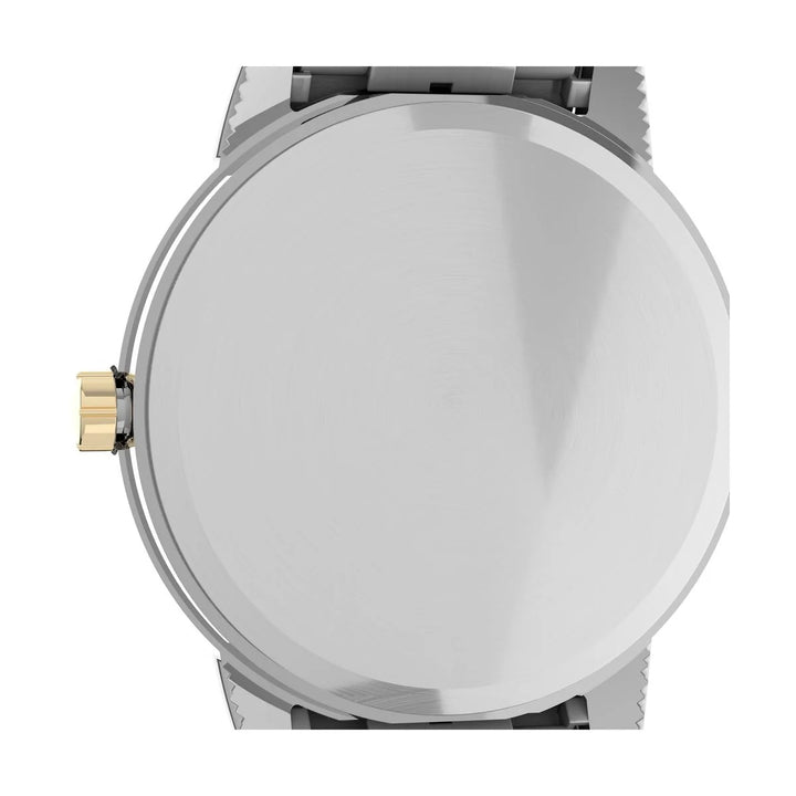 Timex Easy Reader 30mm White Dial Two-Tone Expansion Bracelet Women&