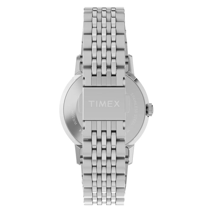 Timex Marlin 34mm Pink Sunray Dial Steel Bracelet Unisex Watch TW6A03900UJ