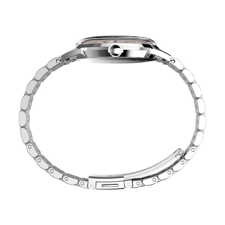 Timex Marlin 34mm Pink Sunray Dial Steel Bracelet Unisex Watch TW6A03900UJ