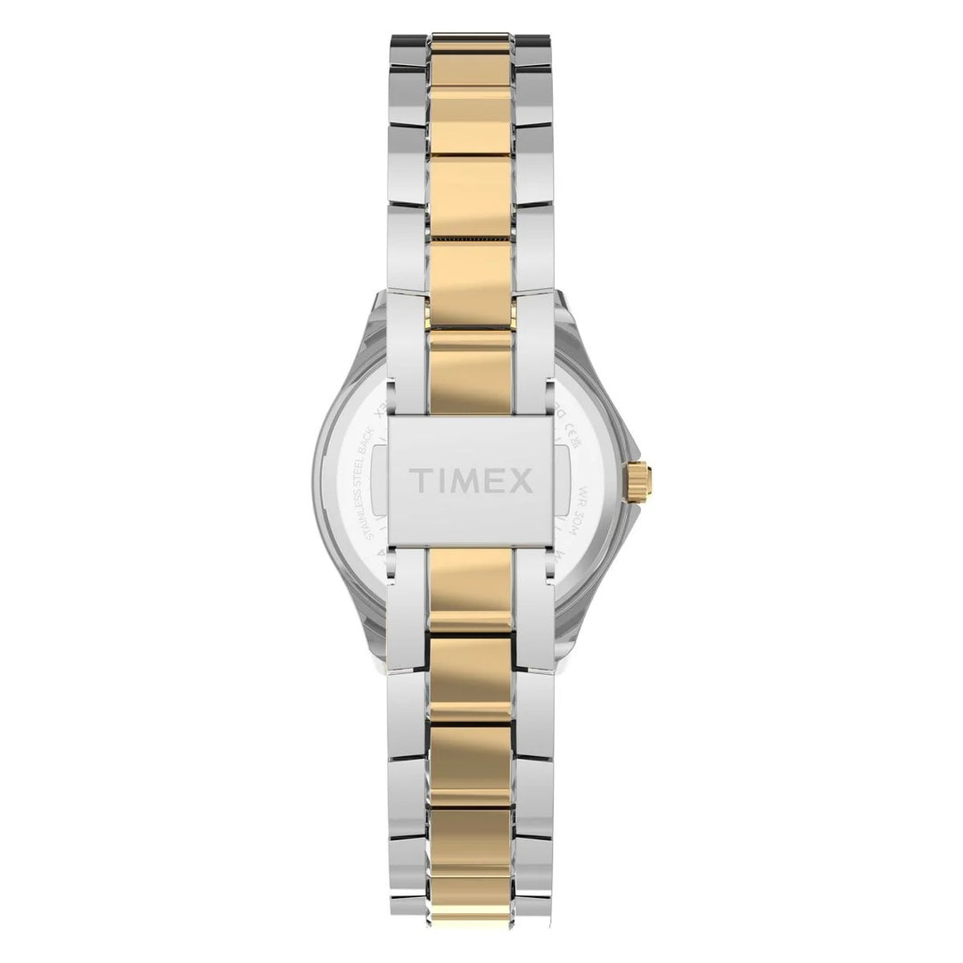 Timex 30mm Silver Crystal Bezel Two-Tone Bracelet Women&