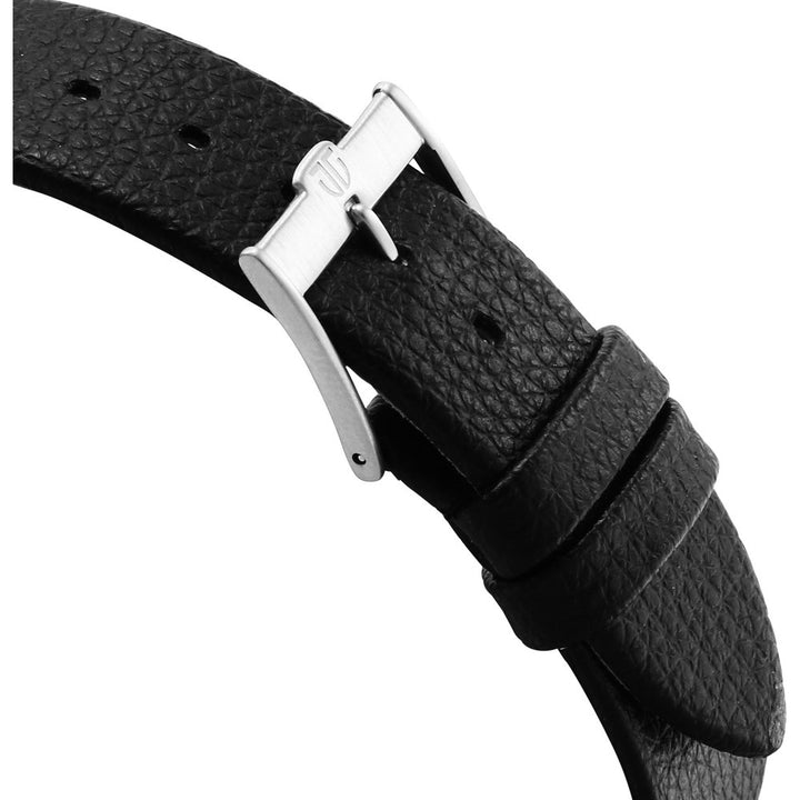 Titan Edge Meister 40mm Blue Dial Sapphire Crystal Black Leather Strap Ultra Slim Men&