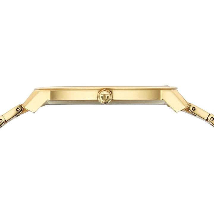 Titan Edge Meister 40mm Green Dial Sapphire Crystal Gold Stainless Steel Bracelet Ultra Slim Men&