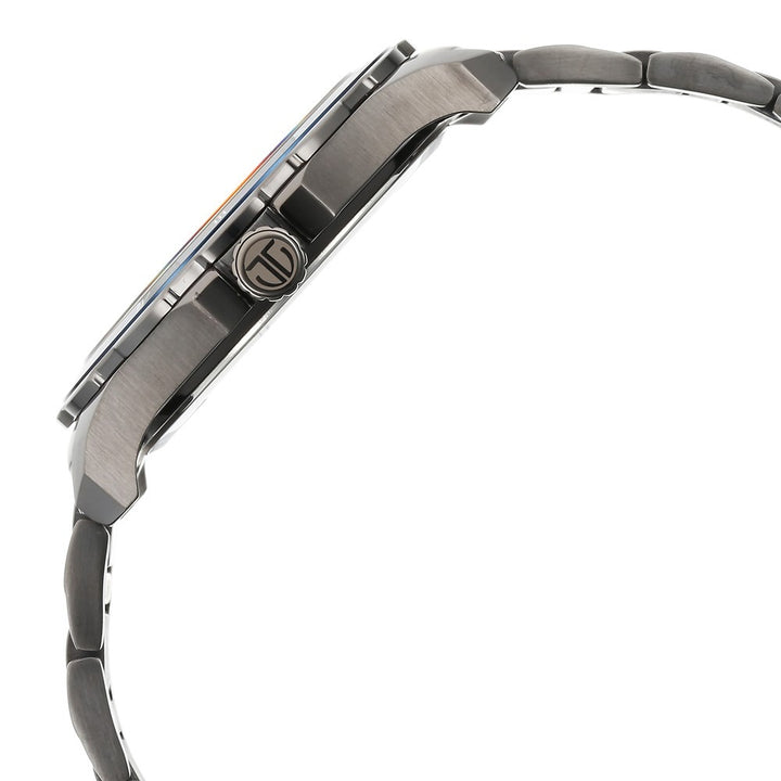 Titan Regalia 43mm Blue Dial Date Grey Stainless Steel Bracelet Men&