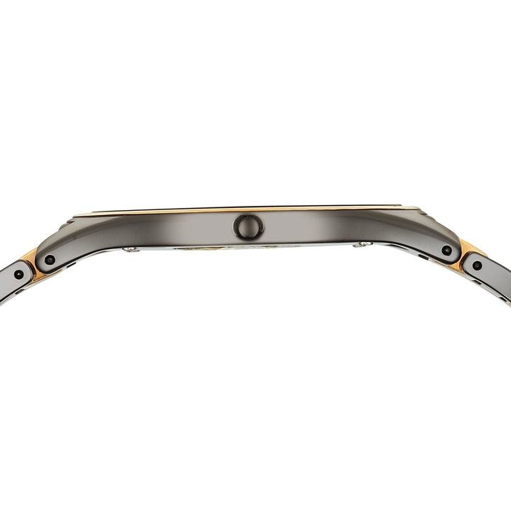 Titan Edge Ceramic 40.5mm Black Dial Sapphire Crystal Black and Rose Gold Ceramic Bracelet Men&