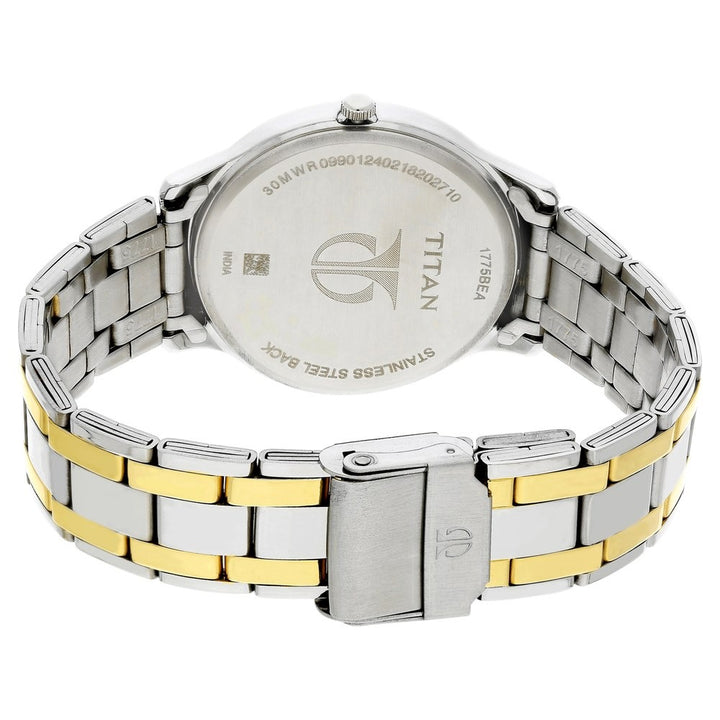 Titan Karishma 29mm Rectangular Silver Dial Date Stainless Steel Bracelet Men&