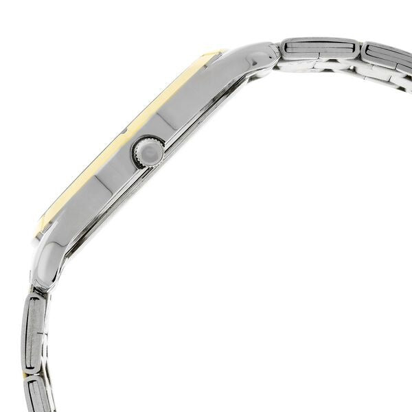 Titan Karishma 29mm Rectangular Silver Dial Date Stainless Steel Bracelet Men&