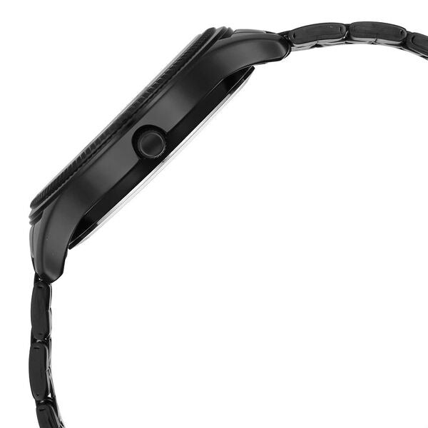 Titan Karishma 40mm Black Dial Day Date Black Stainless Steel Bracelet Men&