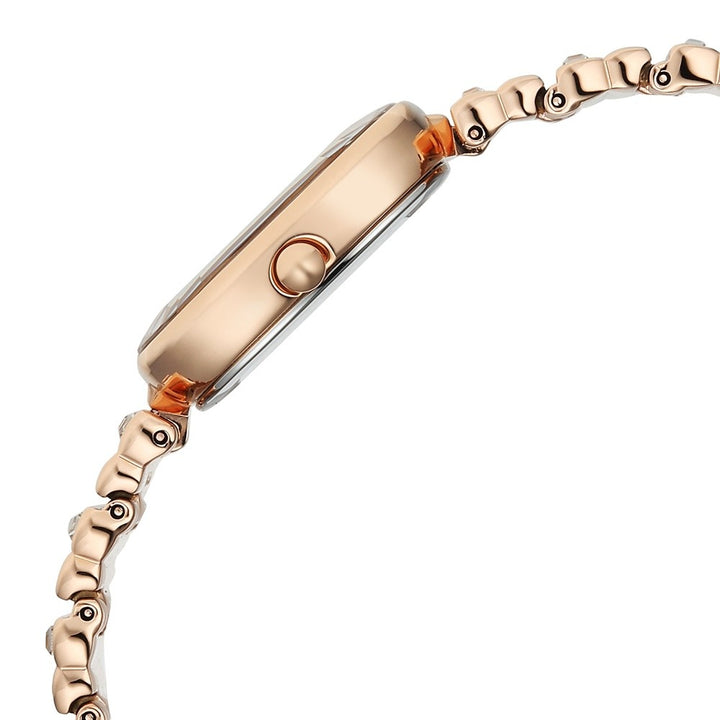 Titan Raga Glimmers Rose Gold Mother of Pearl Shaped Women&